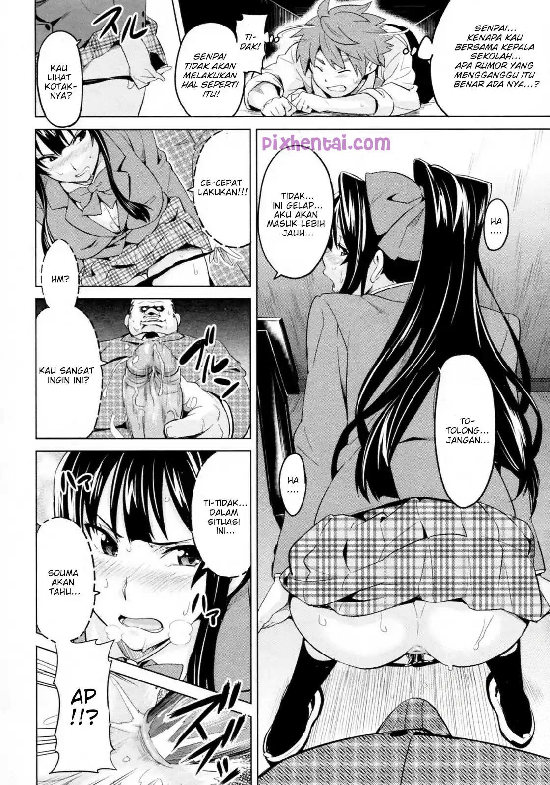Komik hentai xxx manga sex bokep Siswi Perawan menjadi Toilet Pribadi Kepala Sekolah 14
